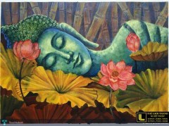 Tranh sơn dầu phật giáo 2